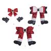 Pack of 2 Multifuntional Boot Bowknot Hair Accessory Hair Clip Christmas Bowknot Hairpiece Suitable for All Hairstyles