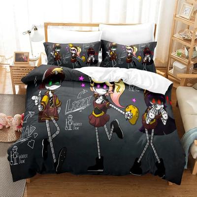 Комплект постельного белья Murder Drones Single Twin Full Queen King Size Bed Set Aldult Kid Bedroom Duvetcover Sets 3D Print Anime