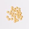100pcs Color Retention 14K Gold Sunflower Spacer, Hot Wheel Bead Spacer Diy Handmade Beaded Loose Bead Bracelet Accessories