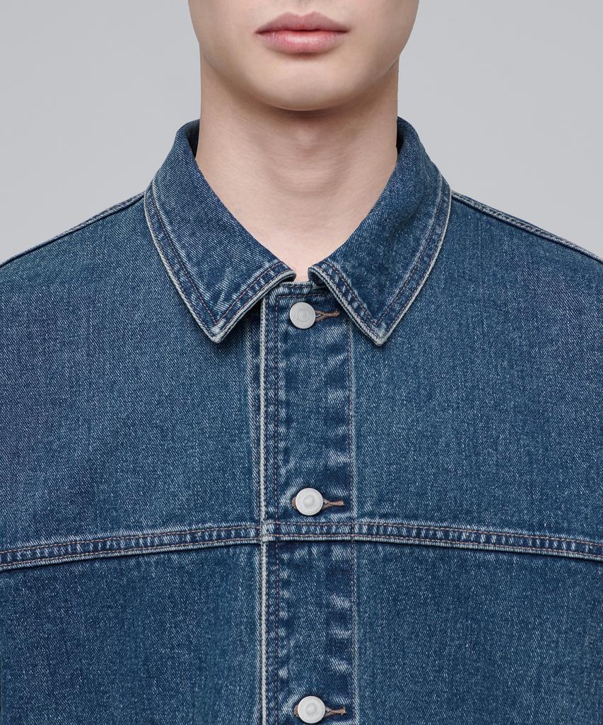 Musinsa Standard Relaxed Denim Chore Jacket [Medium Indigo]