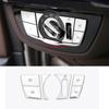 Car Chrome ABS Headlight Switch Buttons Sequins Decoration Cover Trim Sticker For BMW 5 Series G30 2018 528Li 530Li