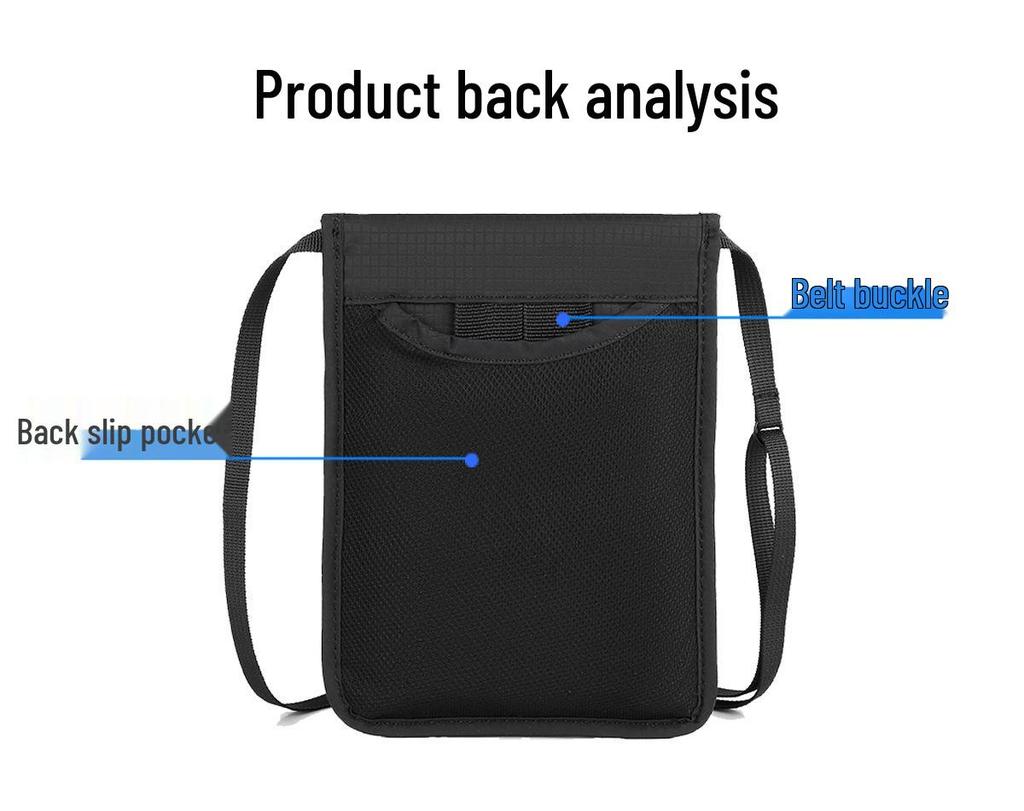 Waterproof RFID Travel Passport Holder & Multifunctional Neck Pouch