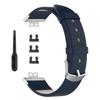 Сменный кожаный ремешок для смарт-часов, синий ремешок для смарт-часов FIT Watch