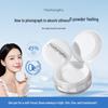 Матирующая фиксирующая пудра Huatang Cloud Mist: Контроль жирности, Не скатывается, Не размазывается, Мягкое покрытие, Стойкий и Портативный.