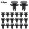 10x Retainer Clips 86590-28000 865952T500 Black Head Diameter 18mm