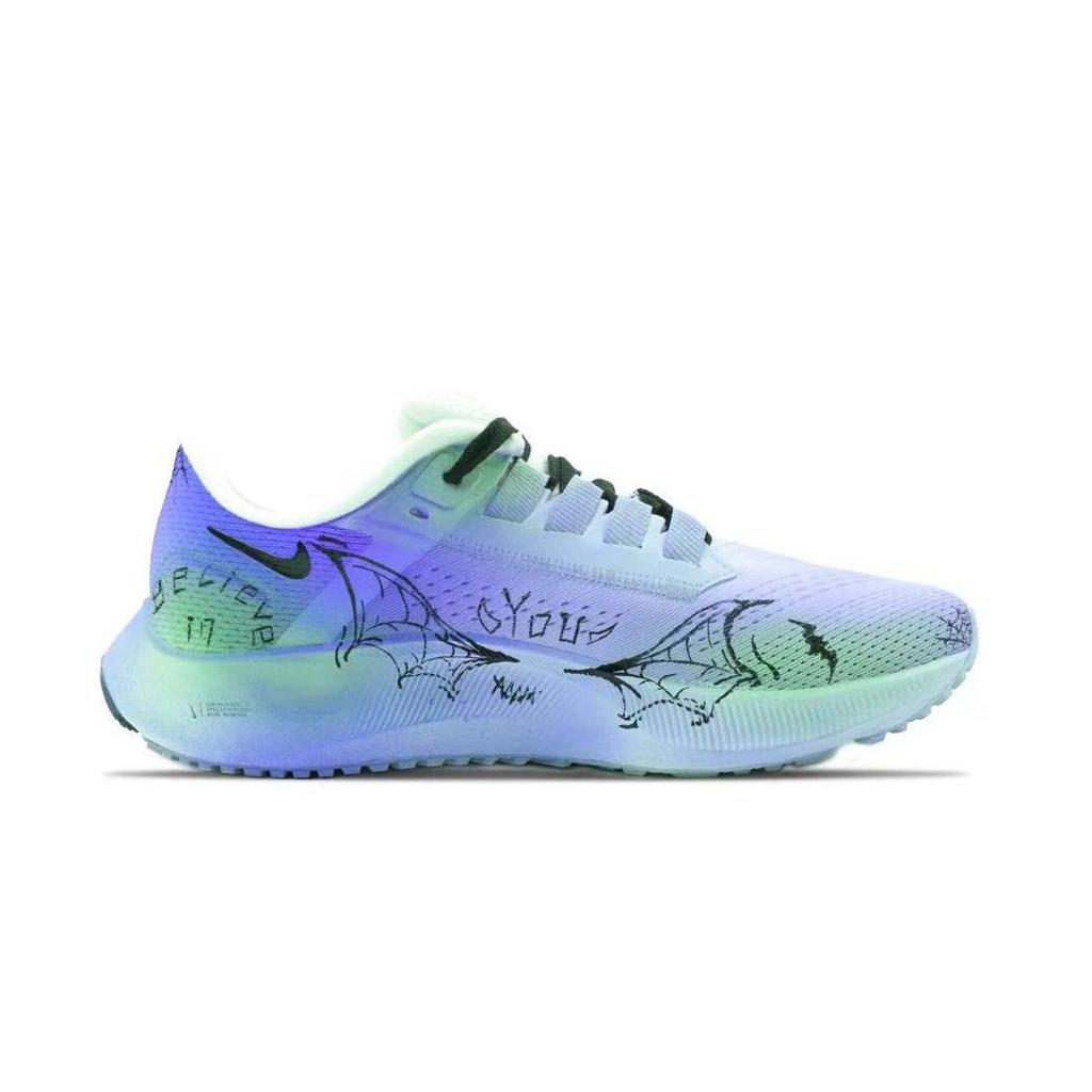 Nike Pegasus 38 Нескользящие Устойчивые к истиранию Низкие Беговые кроссовки Мужские Синие CW7356-100(Team147-)