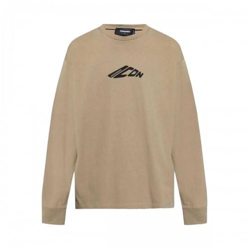DSquared2 Unisex Adult Icon Stretch Logo Long-Sleeved T-Shirt