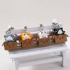 Cute Cartoon Ornaments Box Personality Little Cat Key Ring For Men Women Bag Charm Pendant Keychain