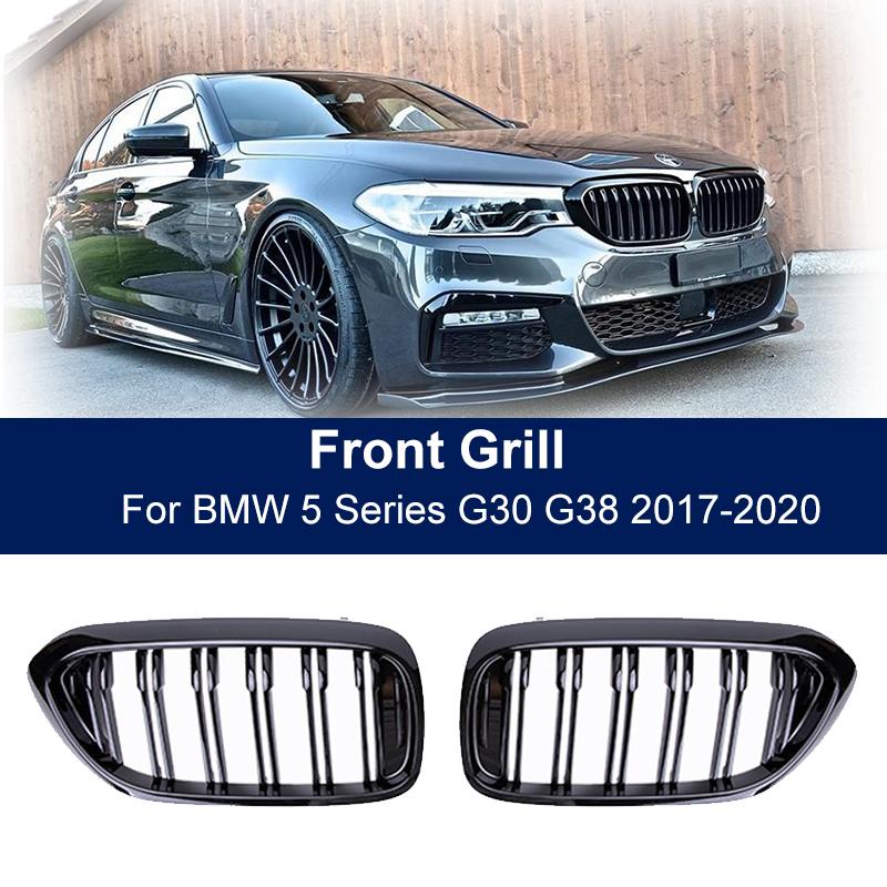 Передняя гоночная решетка радиатора для Bmw 5 серии G30 G38 525I 530I 540I 550I 2017-бампер M-Performance с 2 ламелями