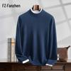 Fanzhen Men's 100% Cashmere Mock Neck Sweater