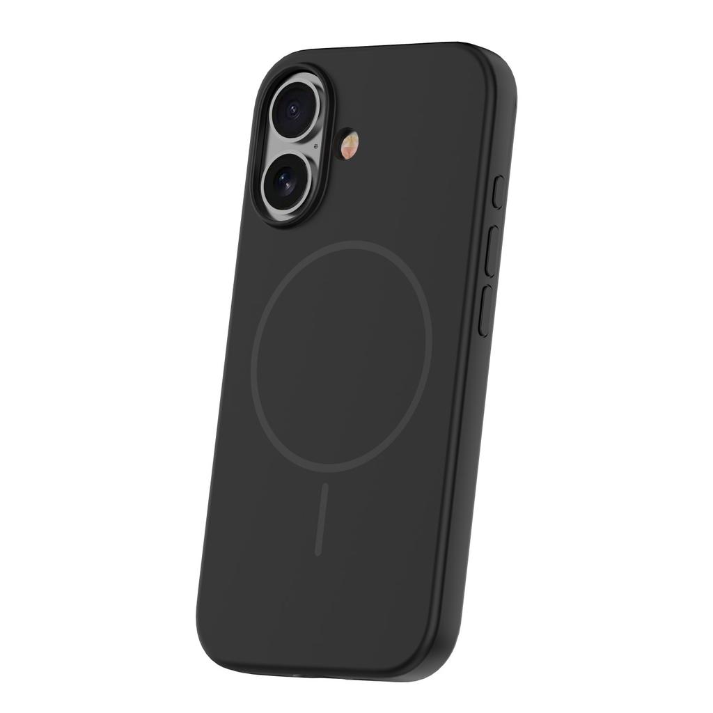 Nakładka Silicone Thin Mag Do Iphone 16 6,1" Czarna