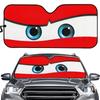 Summer Hot Car Sunshade Funny Cartoon Big Eye Pattern Custom One Piece