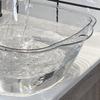 Wash Basin Stylish Transparent Sturdy PET Multipurpose Face Washing Basin for Home M