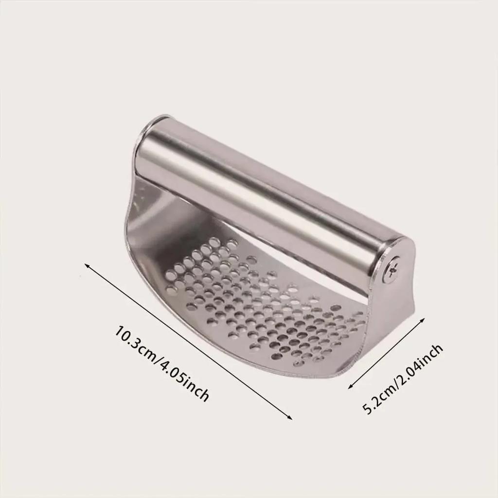 Upgraded Stainless Steel Garlic Press Squeezer Manual Garlic Ginger Rocker Crusher Garlic Cutting Mince Tools Kitchen Gadgets