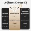 Smart Glasses AIMB-V2: Metal Frame, Bluetooth Calling, Voice Assistant, Anti-Blue Light Lens