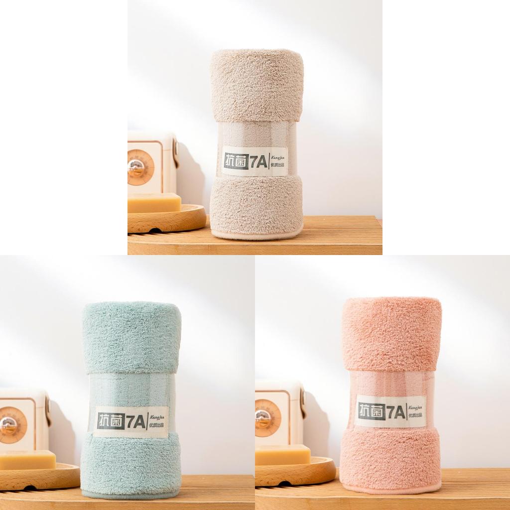 Coral Fleece Washcloth With Embossed For Household And Face Care