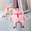 Pink Pig King Stress Relief Toy - Cute Squeeze Gorilla for Fun & Relaxation