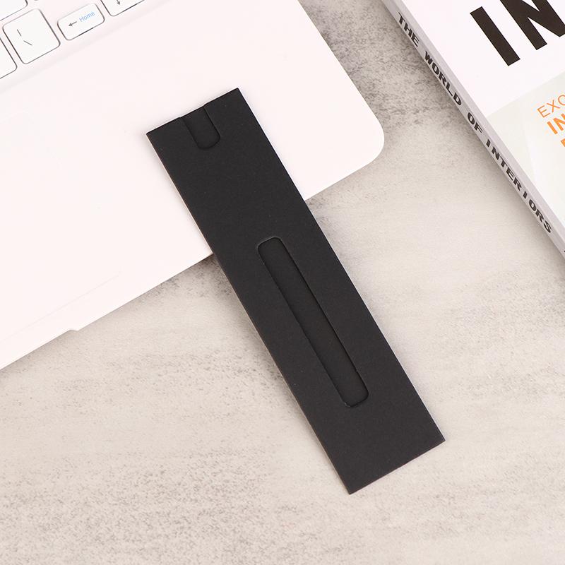 10 шт. коробка для ручек подарочный чехол упаковка один держатель для перьевой ручки мешочек картон пустой чехол крафт бумага чехлы для ручек