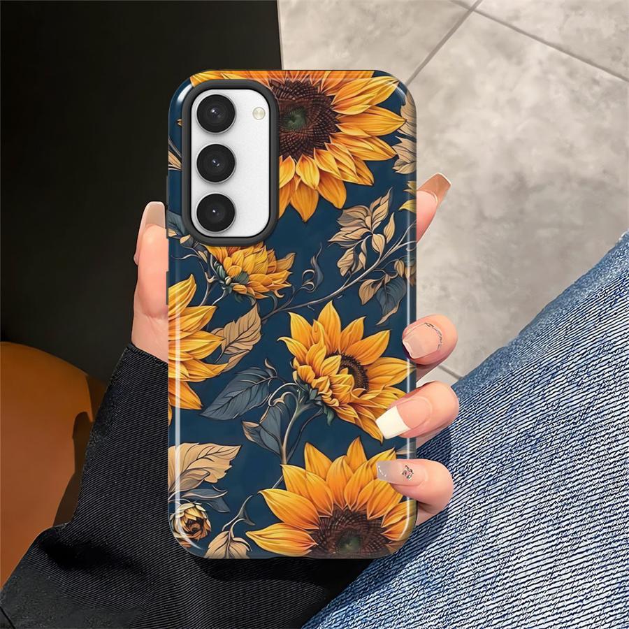 Чехол для телефона «Красота подсолнуха» для Samsung Galaxy S25 S20 FE S25Ultra A26 S23 A16 A56 A36 S24 Ultra S23Ultra Мягкий чехол Capa