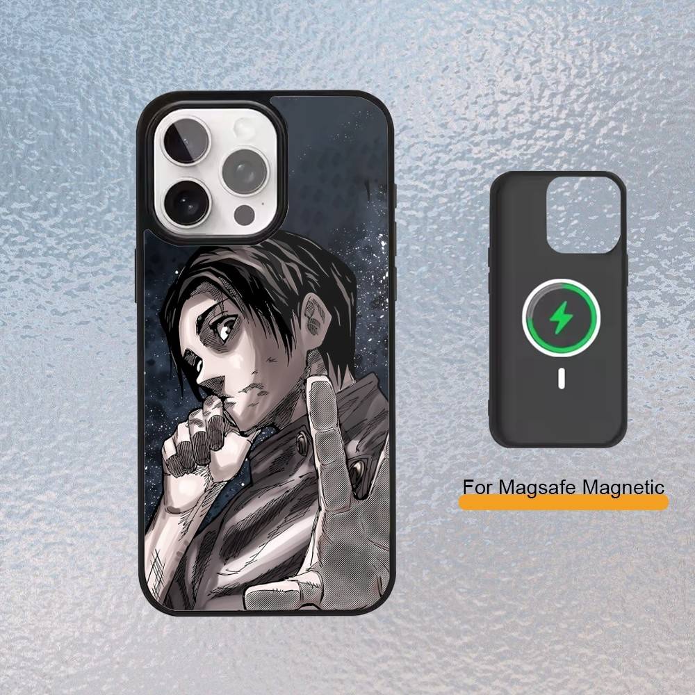 Чехол для телефона Okkotsu Yuta Jujutsu K-Kaisen для iPhone 17,16,15,14,13,12,11 Plus,Pro Max Магнитный чехол с поддержкой беспроводной зарядки
