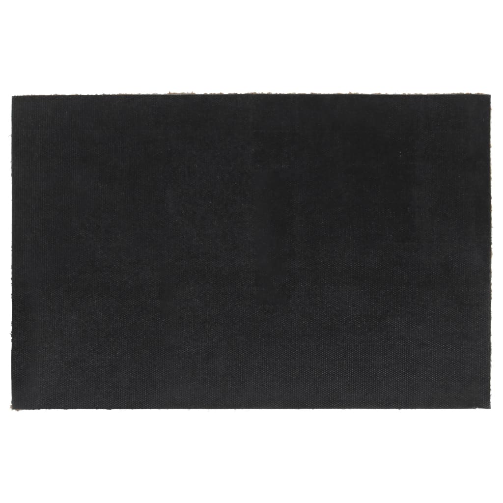 vidaXL Coconut Fiber Doormat Natural Color 40 x 60 cm Tufted