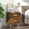 VidaXL Bedside Table Smoked Oak 40x35x47.5 Cm 817285
