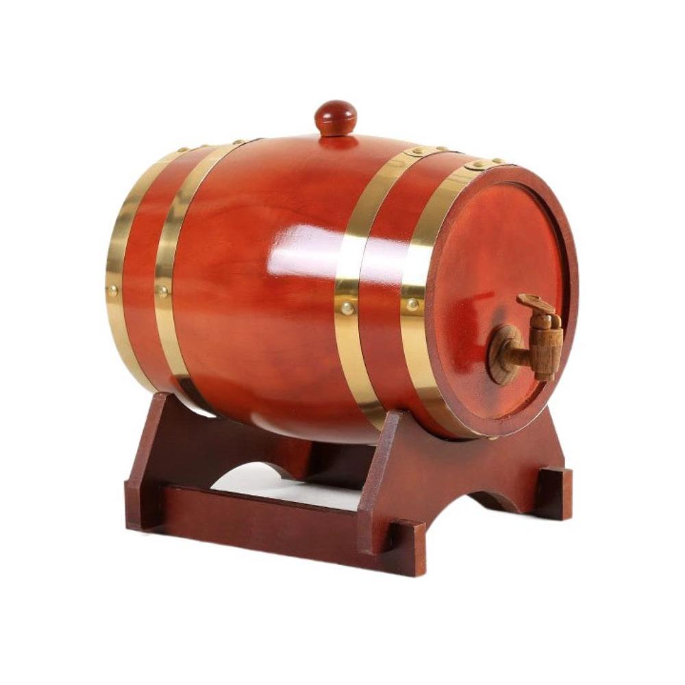 With Tap Beer Dispenser Wood Beer Container Party Supplies Wine Barrel Restaurant