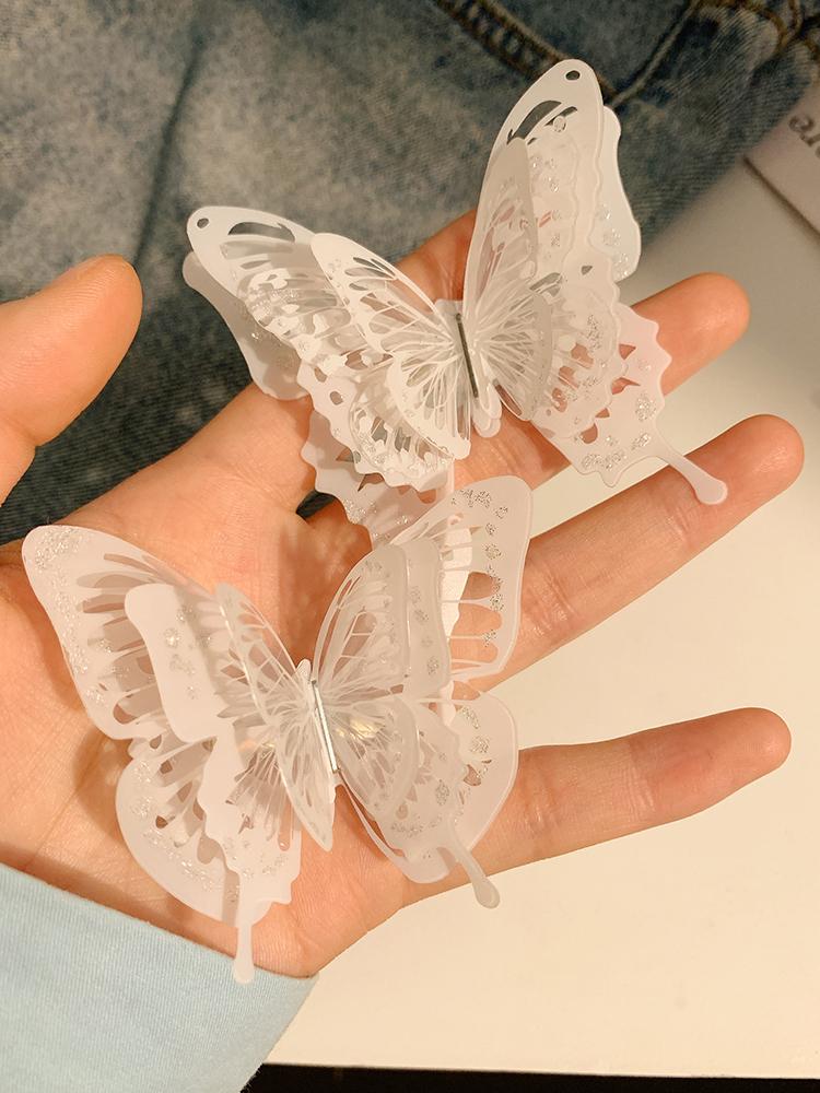 Butterfly Super Immortal Новая китайская бабочка Стереоскопическая Высококлассная Уникальный дизайн темперамент Заколка для волос