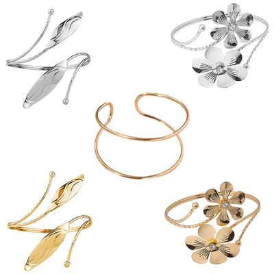 Богемный браслет с подвеской в виде листа бабочки, верхняя часть браслета, металлическая цепочка с ажурным геометрическим узором, ретро-браслет на руку, браслеты для тела