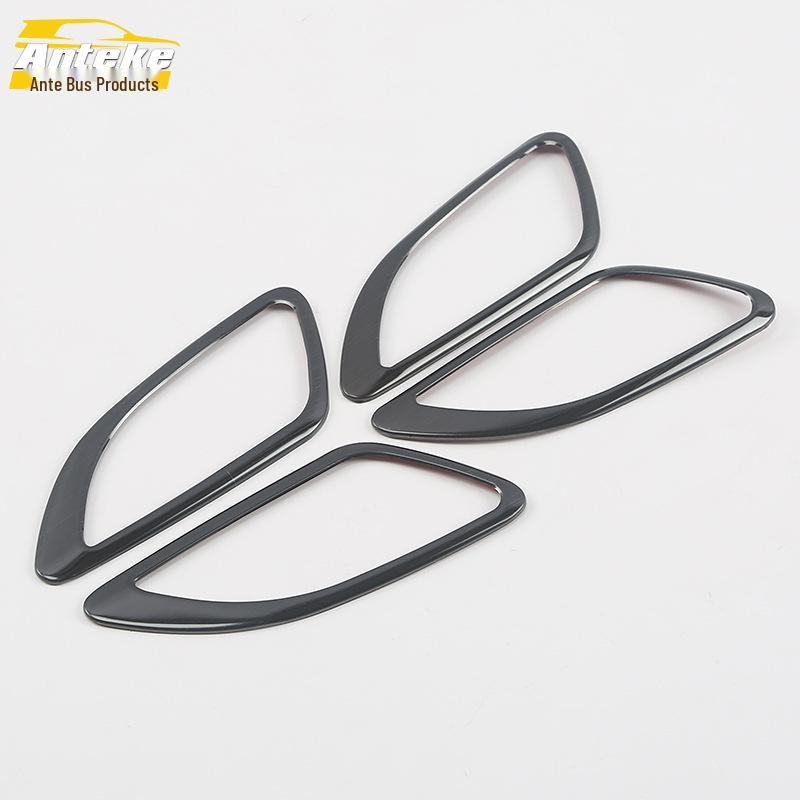 Compatible with 18 IX35 Models: Interior Door Handle Decorative Frame & Armrest Sequin Stickers.