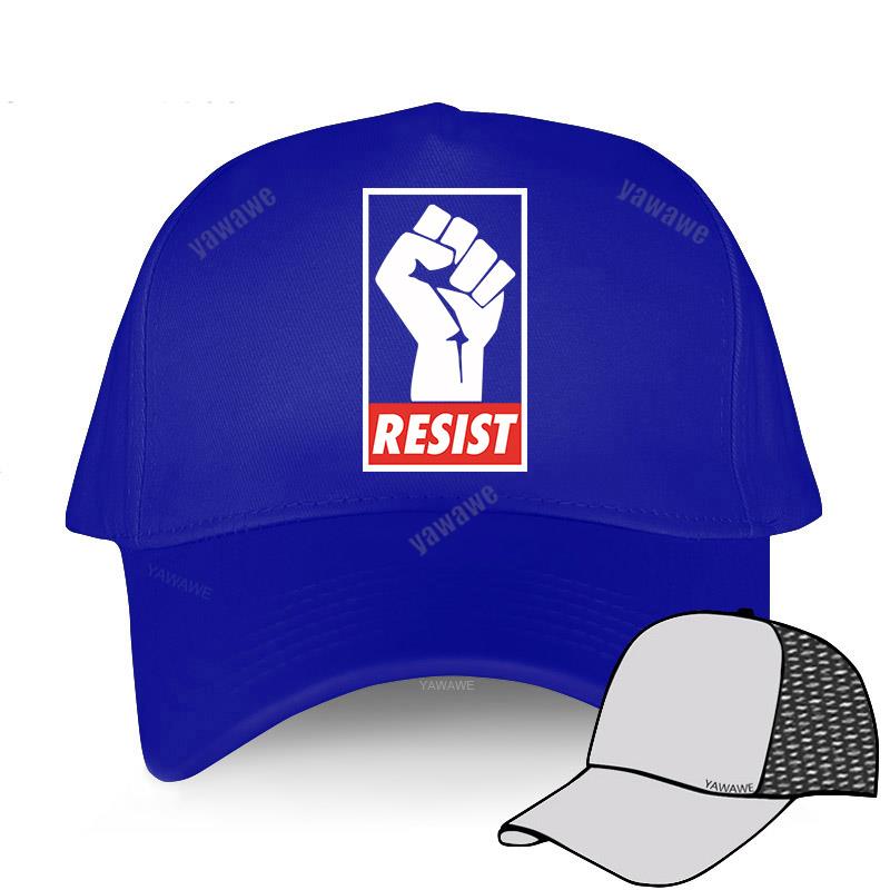 Спортивная кепка бренда Funny Design для мужчин из хлопка, бейсболки Resist Fist, летняя модная кепка для женщин, регулируемая кепка для гольфа