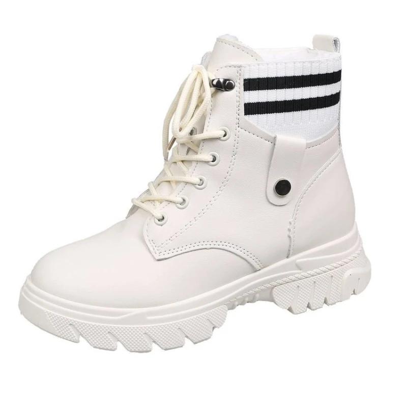 Fashion Chunky Boots Women Ankle Boots Female Shoes Plush Warm Snow Booties Winter Fur Shoes Women Sneakers Botas De Mujer