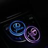 LED Car Cup Holder Light Luminous Coaster Water Cup Pad For LEXUS RX300 RX330 RX350 IS250 LX570 Is200 Is300 Ls400 AccessoriesAG3 