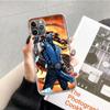 Mortal Kombat Phone Case For Apple iPhone 16 15 14 13 12 11 Pro Max XS XR X 7 + 8 Plus SE Soft Shell Cover Coque 15 + 14 13 12 M
