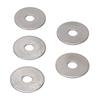 Набор из 500 плоских шайб 4x15x0,5 мм из нержавеющей стали, высокопрочные плоские шайбы для винтов M3, болтов