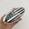 cfpqt10 ABS Aluminum Car Rear Trunk Stickers Front Grille Badge American Flag Emblem for Ford Hood Logo F150 F250 Accessories