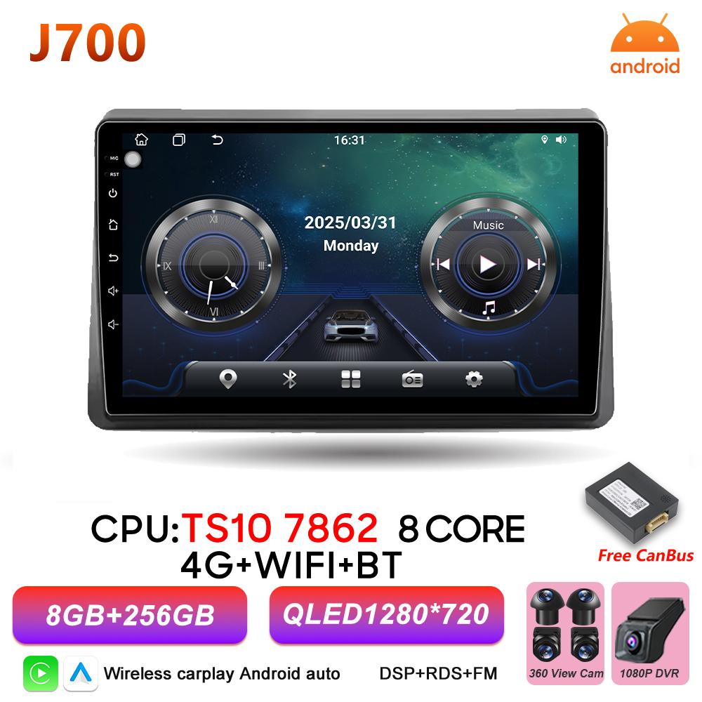 Android 16 Car Radio For For Renault Master 2019 2020 2021 2022 Multimedia Player BT Carplay GPS Navigation Stereo DSP Head Unit