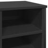 Vidaxl Szafka Na Buty, Czarna, 90X38X61,5 Cm, Materiał Drewnopochodny
