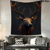 Deer Pattern Home Decor Tapestry, Wall Hanging, Decorative RV Wall Cloth.MGT0918280