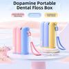 Dustproof Floss Stick Storage Box Press-on Floss Dispenser Automatic Pop Dental Floss Box  Hotel