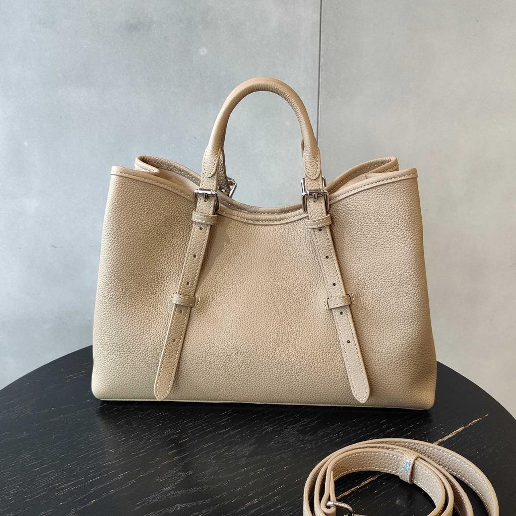 Кожаные женские сумки женские 2025 новая сумка-мессенджер высококлассная для поездок на работу из первого слоя коровьей кожи сумка-тоут женская сумка