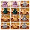 Chinese Flannel Gift Bag Traditional Wedding Gift Bag Creative Drawstring Candy Bag  Guests
