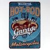 Hot Garage Pinup Girls Rod Metal Tin Signs Posters Plate Wall Decor for Garage Bars Man Cave Cafe Clubs Retro Posters Plaque