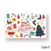 Decor Package Insert Merry Christmas Card Greeting Postcard Happy New Year Message Note Cards