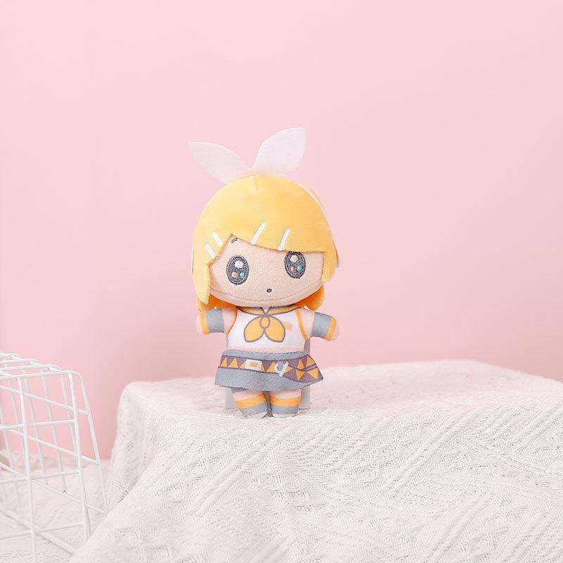 Cute Anime Girl Plush Doll Keychain Bag Charm Soft Stuffed Toy Pendant Backpack Accessory Decoration
