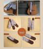 Floral Bird & Branch Print Electric Guitar Strap, PU Leather - Crape Myrtle Flower Design