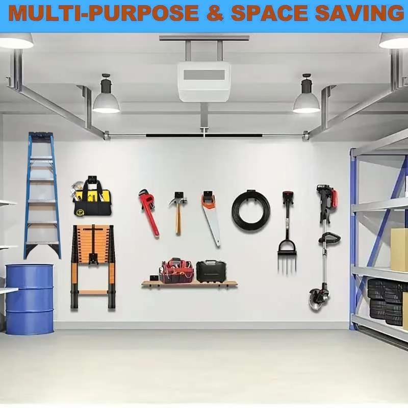 Double Hook Design 10Inch Wall Hooks Heavy Duty Hangers for Ladders Strollers top sale