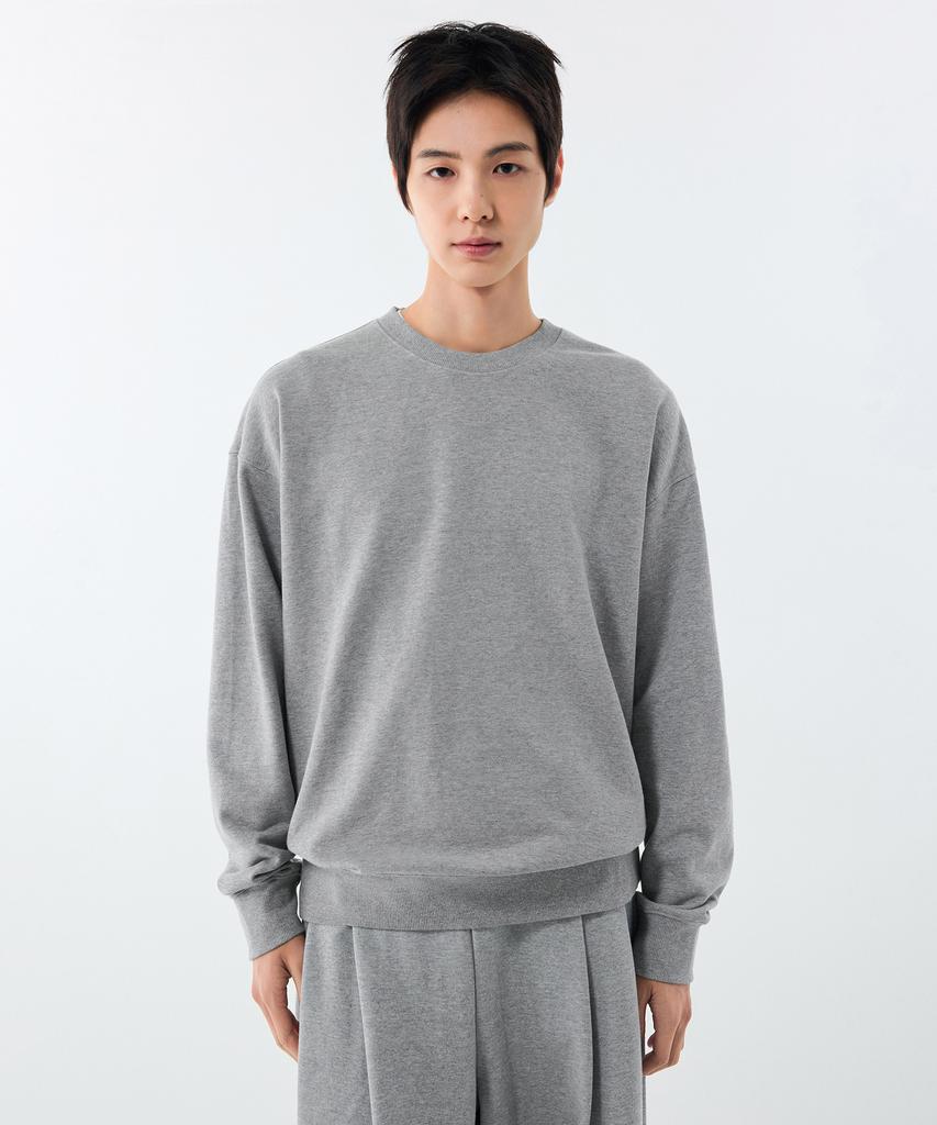 MUSINSA STANDARD Oversized Sweatshirt [Medium Grey]