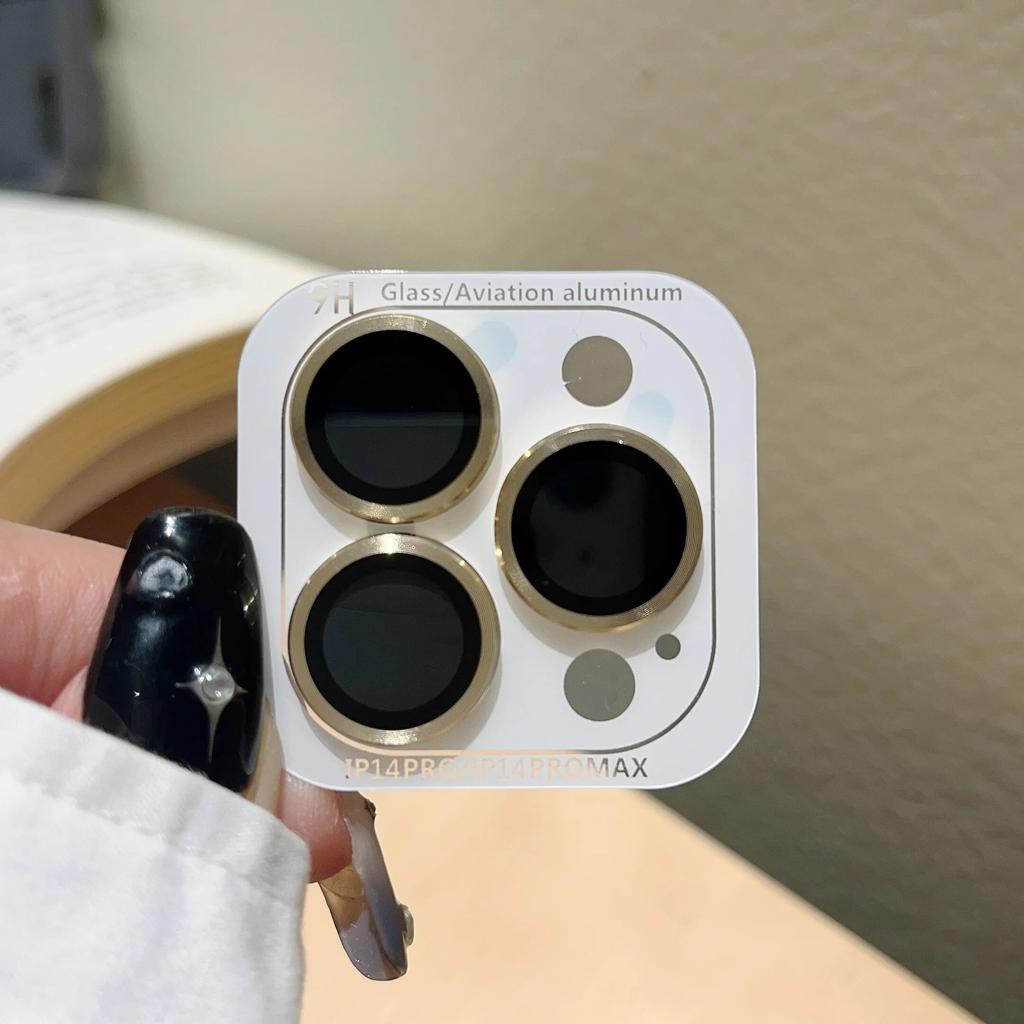 Полная защита объектива камеры для iPhone 14 Plus 11 15 Pro Max 12 Mini, закаленное стекло, металлическая защитная пленка для объектива, задняя крышка