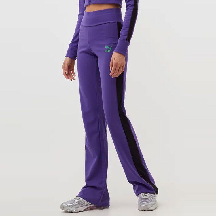 Puma X DUA LIPA Повседневные брюки женские темно-фиолетово-красные 536629-90